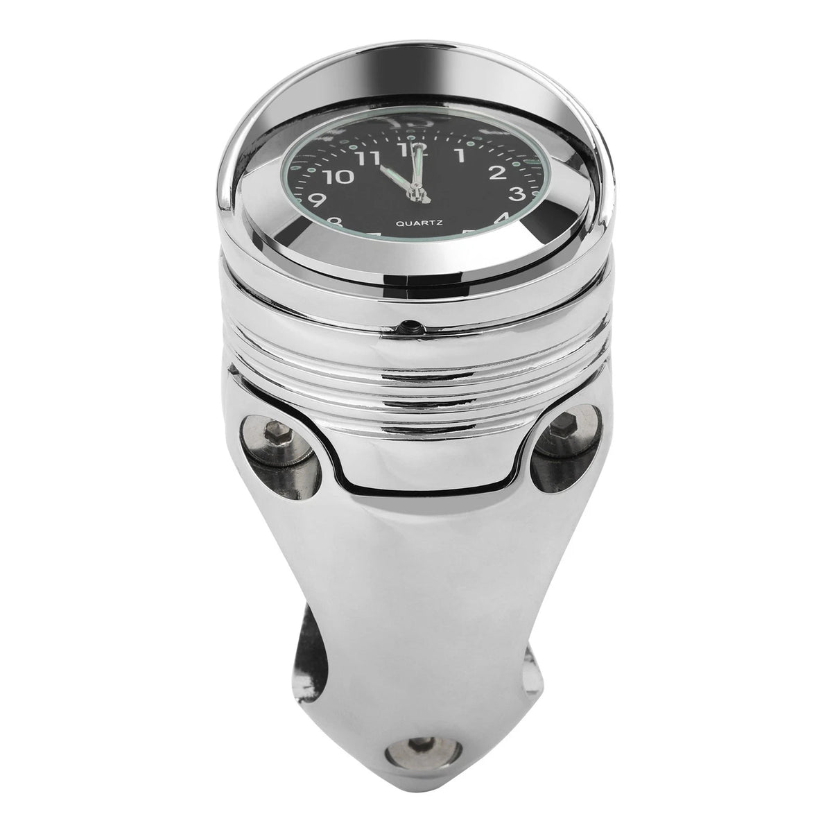 Universal 1 1/4" Front Handlebar Clock Mount For Harley Custom Cruiser Chopper