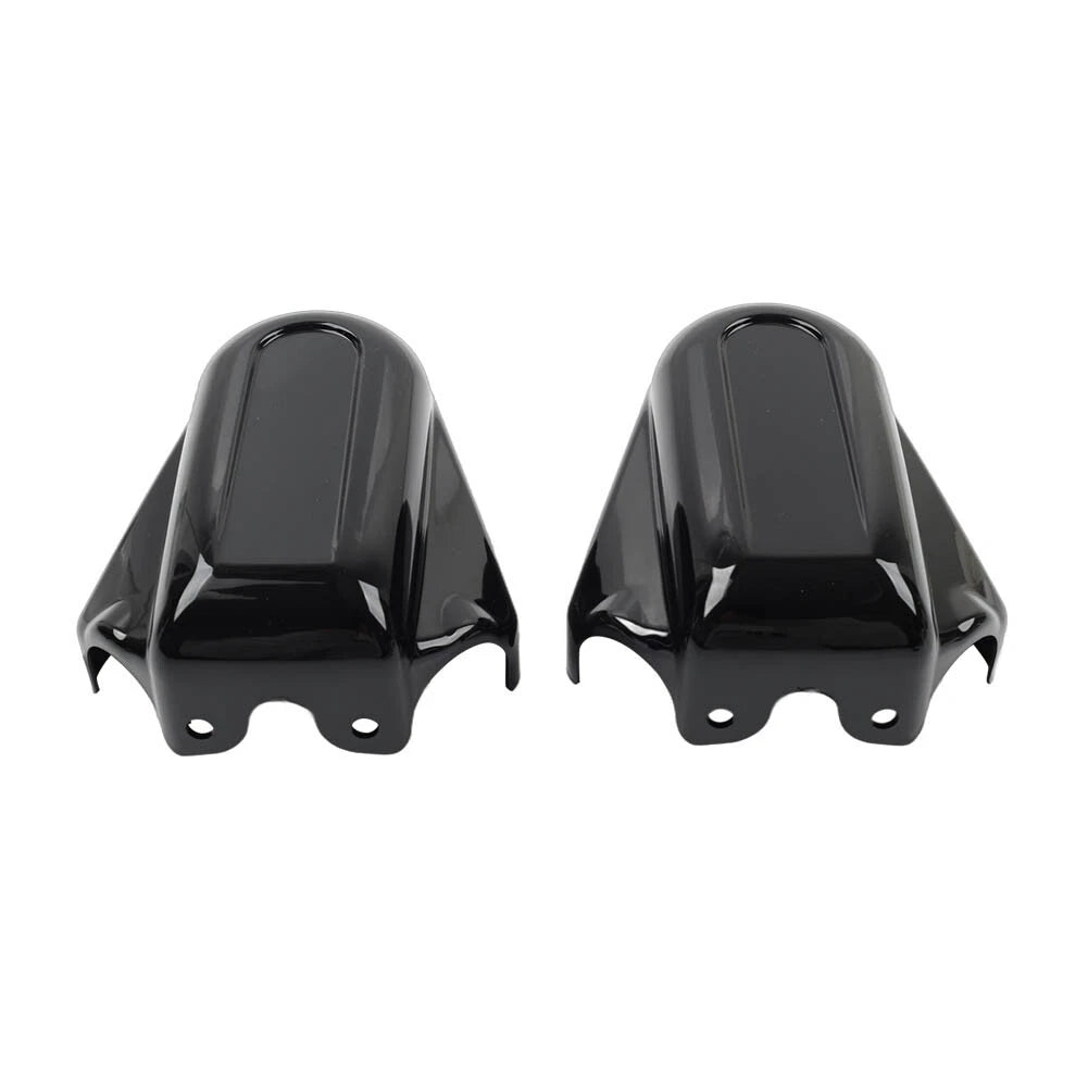 Bar Shield Rear Axle Covers Swingarm Cap For Harley Softail FLSTN 2008-up US