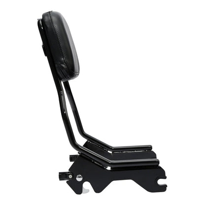 Sissy Bar Backrest Pad &Docking Hardware For Harley FXLR FXLRS FLSB 18-25 Black