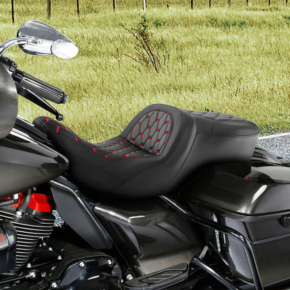 Rider Driver Passenger Seat Fit For Harley Electra Road Glide King 2009-Up 2010