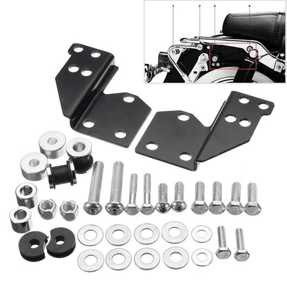 Detachable Front + Rear Docking Hardware Kits For Harley Road King Glide Touring