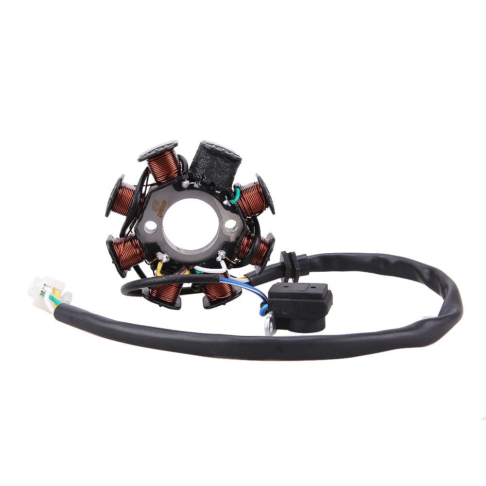 Fit For HP AC Magneto Stator 8-coil 8 Pole 5-wire Gy6 125cc 150cc ATV Scooter