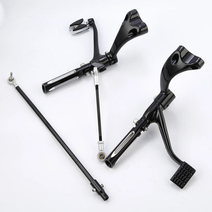 Forward Control Footpegs Lever Linkage For Harley Sportster 883 1200 48 72 14-22