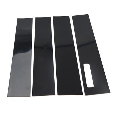 Pillar Posts Door Window Cover Trim Kit For Ford F150 F-150 2015-22 Gloss Black