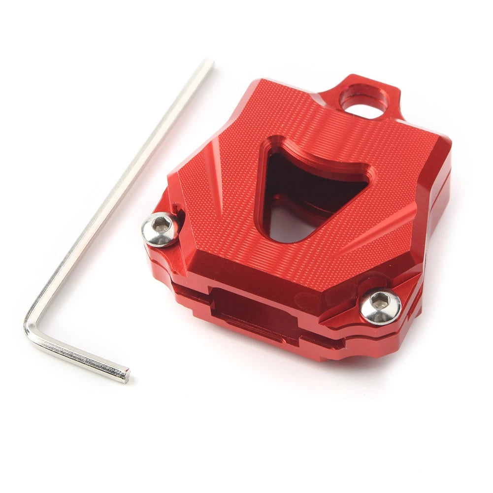 1x CNC Motor Key Shell Case Cover For Yamaha YZF R1 MT10 FZ07 FJ-09 XSR700 Red