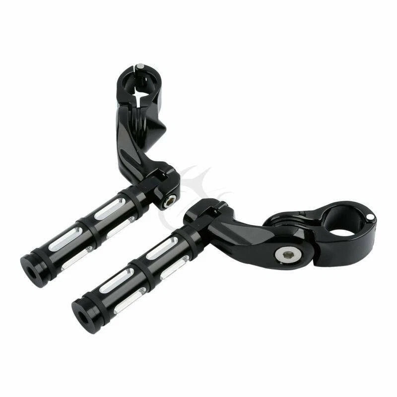 Rear Passenger Floorboard & Highway Foot Pegs Fit For Harley Electra Glide 93-Up