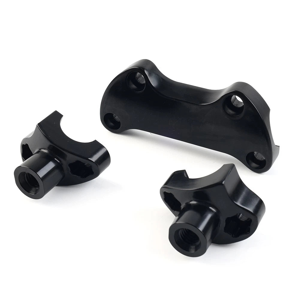1.7 Handlebar Risers Top Clamp For Harley Dyna Softail Street Bob Sportster