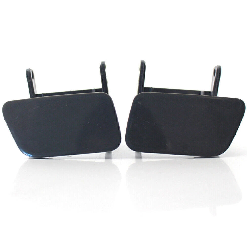 Bumper Headlight Headlamp Washer Cap Cover For BMW E60 5 Series 2004-2010 Pair