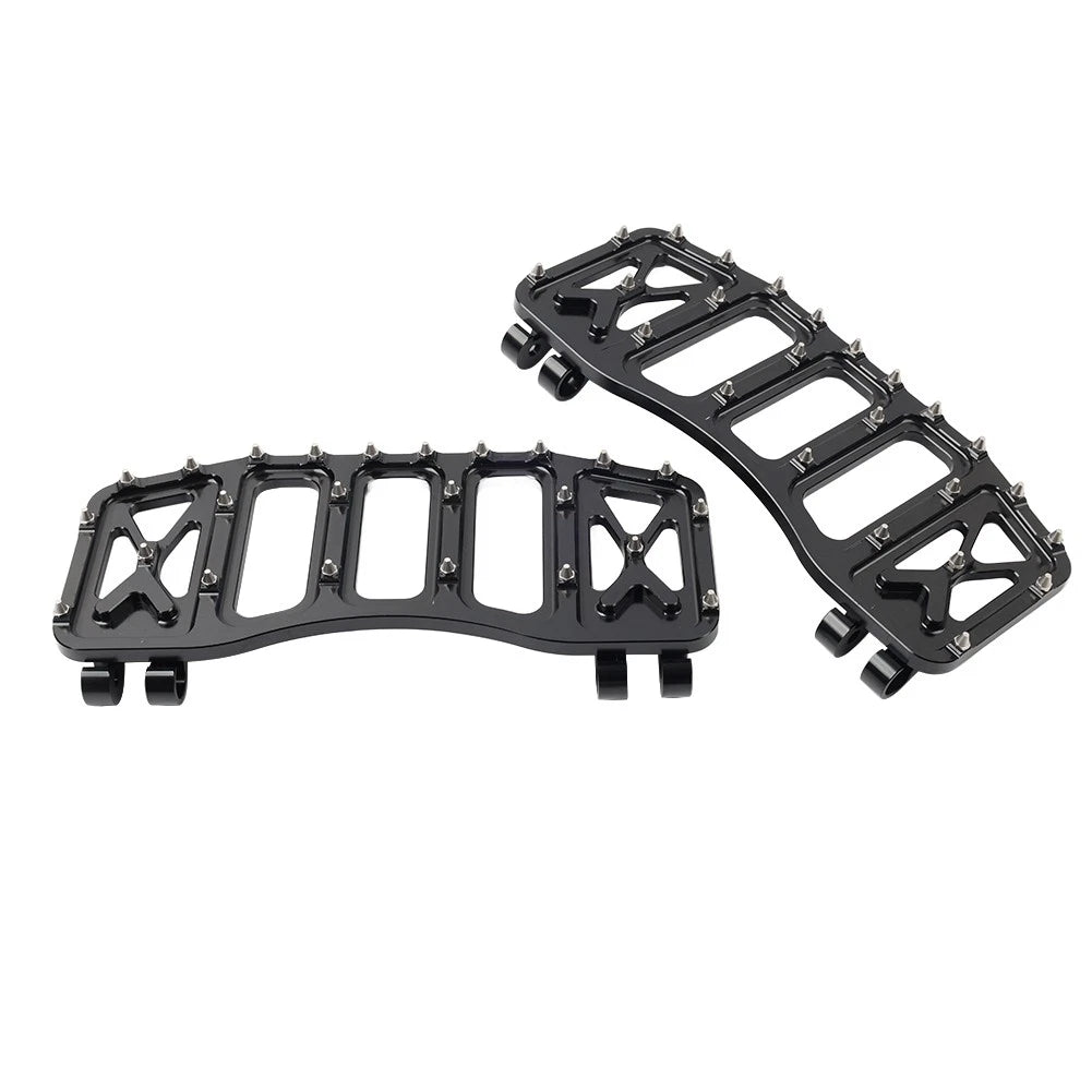 2pcs Front Foot Pedal For Harley Touring 86+ Softail FL 86-17 Dyna FLD 2012-16