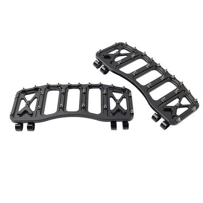 2pcs Front Foot Pedal For Harley Touring 86+ Softail FL 86-17 Dyna FLD 2012-16