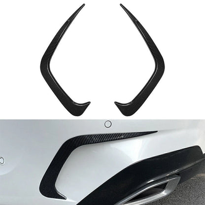 Rear Fog Light Eyebrow Carbon Fiber Cover Trim For BMW 3 Series G20 2019-20 Car