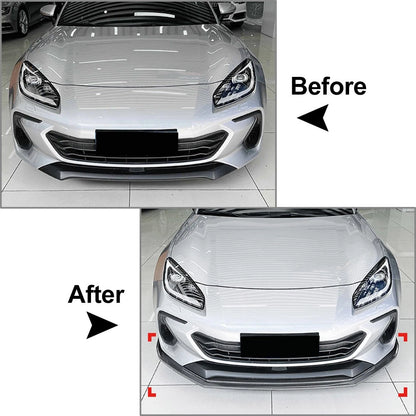 For Subaru BRZ 2021-2024 Front Bumper Spoiler Splitter Lip Body Kit