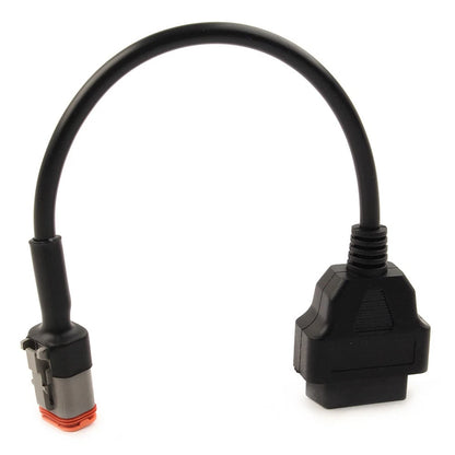4Pin to OBD2 Diagnostic Scanner Adapter Cable For Harley Davidson 16Pin to 4Pin