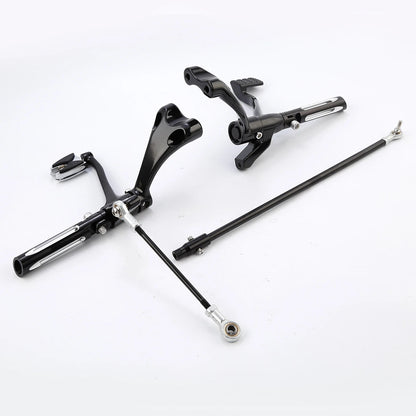 Forward Control Footpegs Lever Linkage For Harley Sportster 883 1200 48 72 14-22