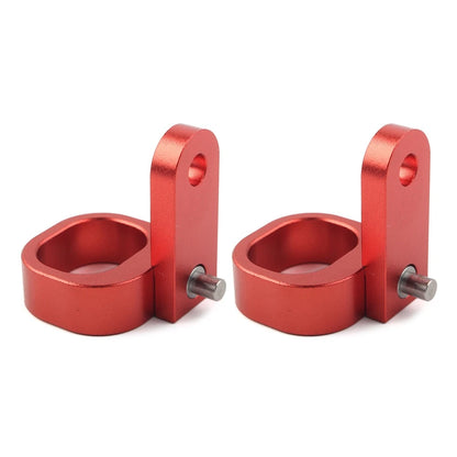 1 Pair Rear Brake Line Hose Clamp Aluminum For Suzuki DRZ400SM 2005-2022 Red