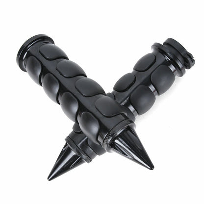 1" Black Handlebar Hand Grips Fit for Harley Dyna Sportster XL 883 1200 Softail
