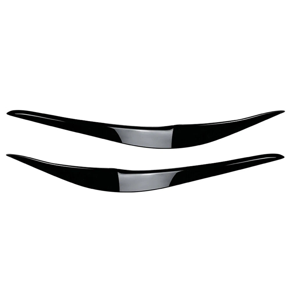 Headlights Eyebrow Cover Trim For BMW 2 Series F22 F23 F87 M2 2 Door 14-21 Black