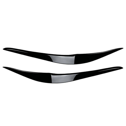 Headlights Eyebrow Cover Trim For BMW 2 Series F22 F23 F87 M2 2 Door 14-21 Black