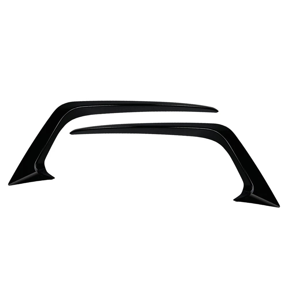 Front Bumper Side Splitter Spoiler For Ford Fiesta ST MK6 B-Max 2012-2017 Black