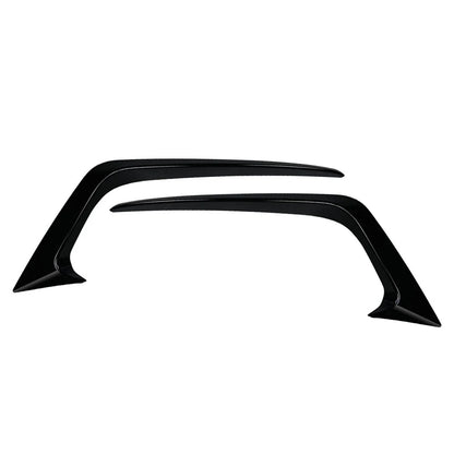 Front Bumper Side Splitter Spoiler For Ford Fiesta ST MK6 B-Max 2012-2017 Black