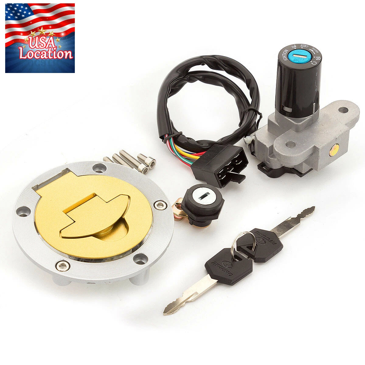 For Ducati ST4 2000-2002 ST2 1998-2003 Ignition Switch Fuel Gas Cap Tank Lock
