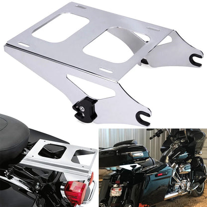 Detachable TwoUp Tour Pak Pack Mount Trunk Luggage Rack For Harley Touring 14-UP