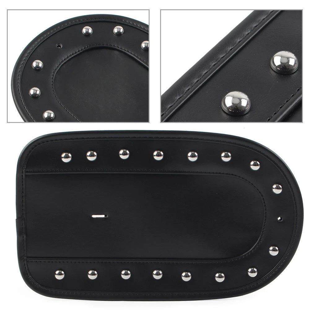 Black Rear Fender Bib Solo Seat Mounting For Harley Fatboy Softail Standard FXST