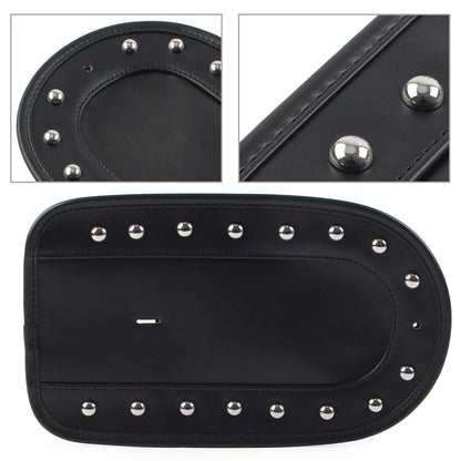 Black Rear Fender Bib Solo Seat Mounting For Harley Fatboy Softail Standard FXST