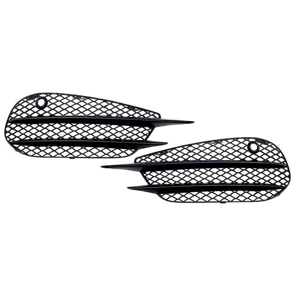 Front Bumper Fog Lamp Grille For Benz C Class W205 C180 C200 C260 2015-2018