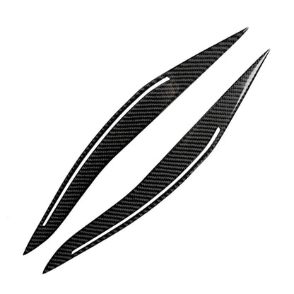 Car Headlight Eyebrows Eyelids Cover Trim For BMW 5 Series F10 Sedan 2014-2016