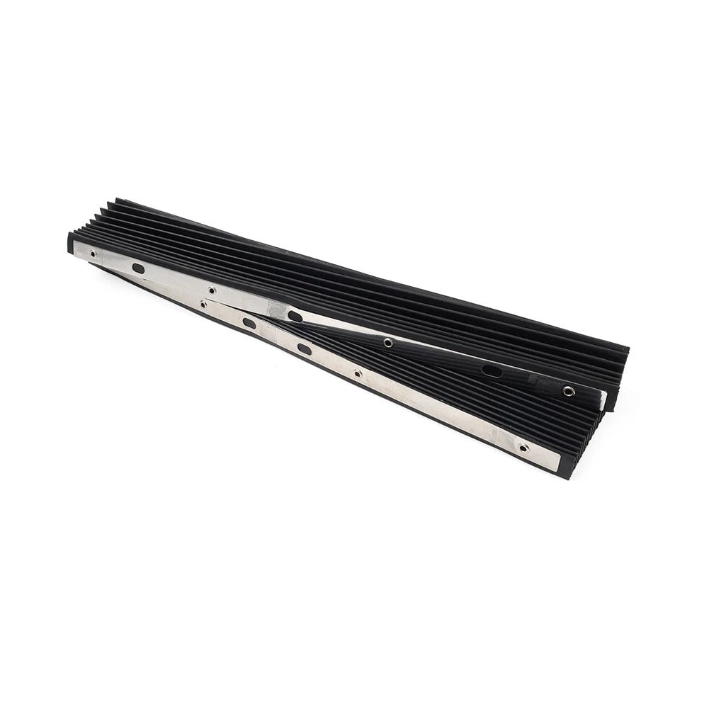 1pc 400x600mm Rubber Accordion Way Cover for Bridgeport Milling Machine Tool Blk