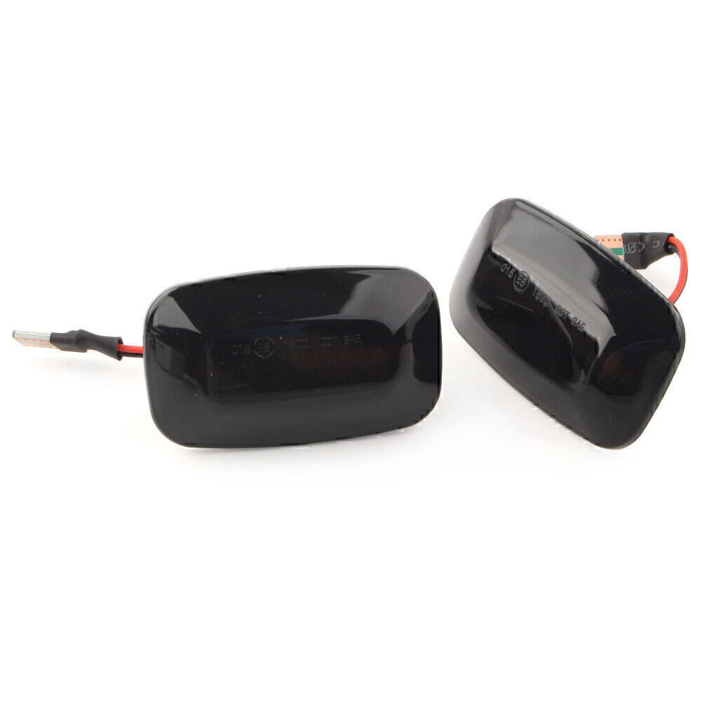 Dynamic LED Sequential Side Marker Light For Toyota Land Cruiser Black Shell US