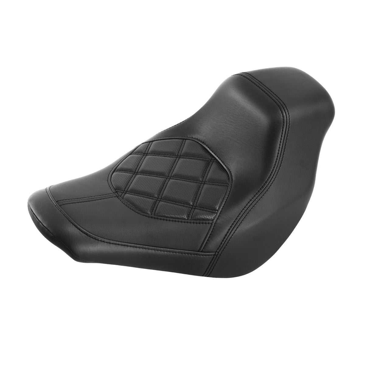Blcak Solo Rider Driver Seat Fit For Harley Low Rider FXLR FXLRS FXLRST 2018-Up