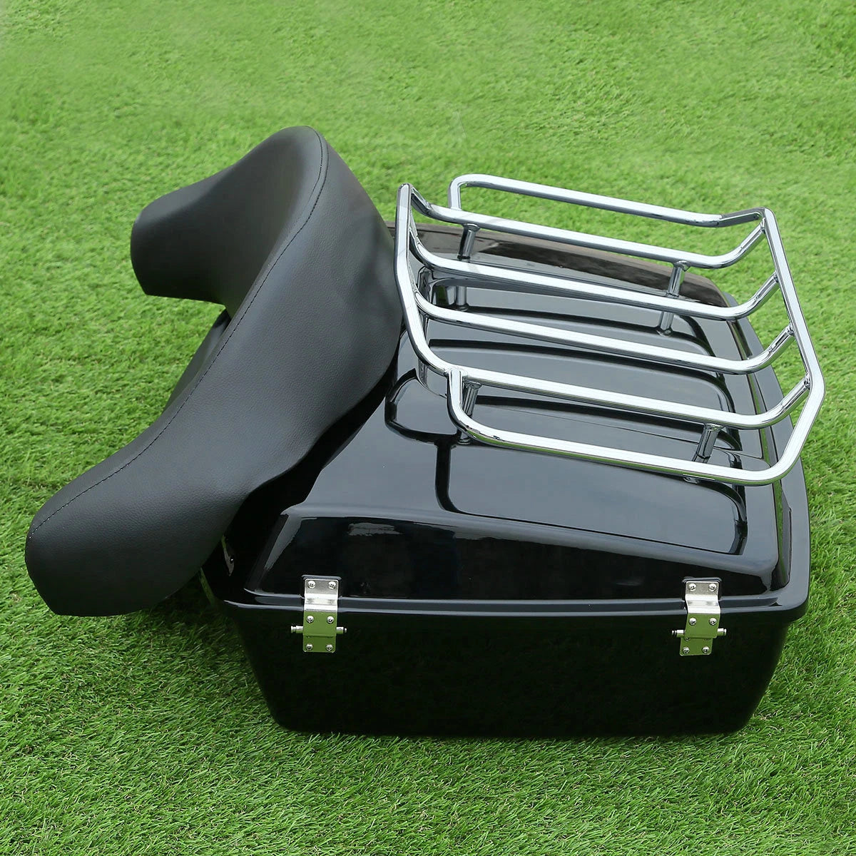 Chopped Pack Trunk Rack Fit For Harley Touring Street Road Glide 1997-2013