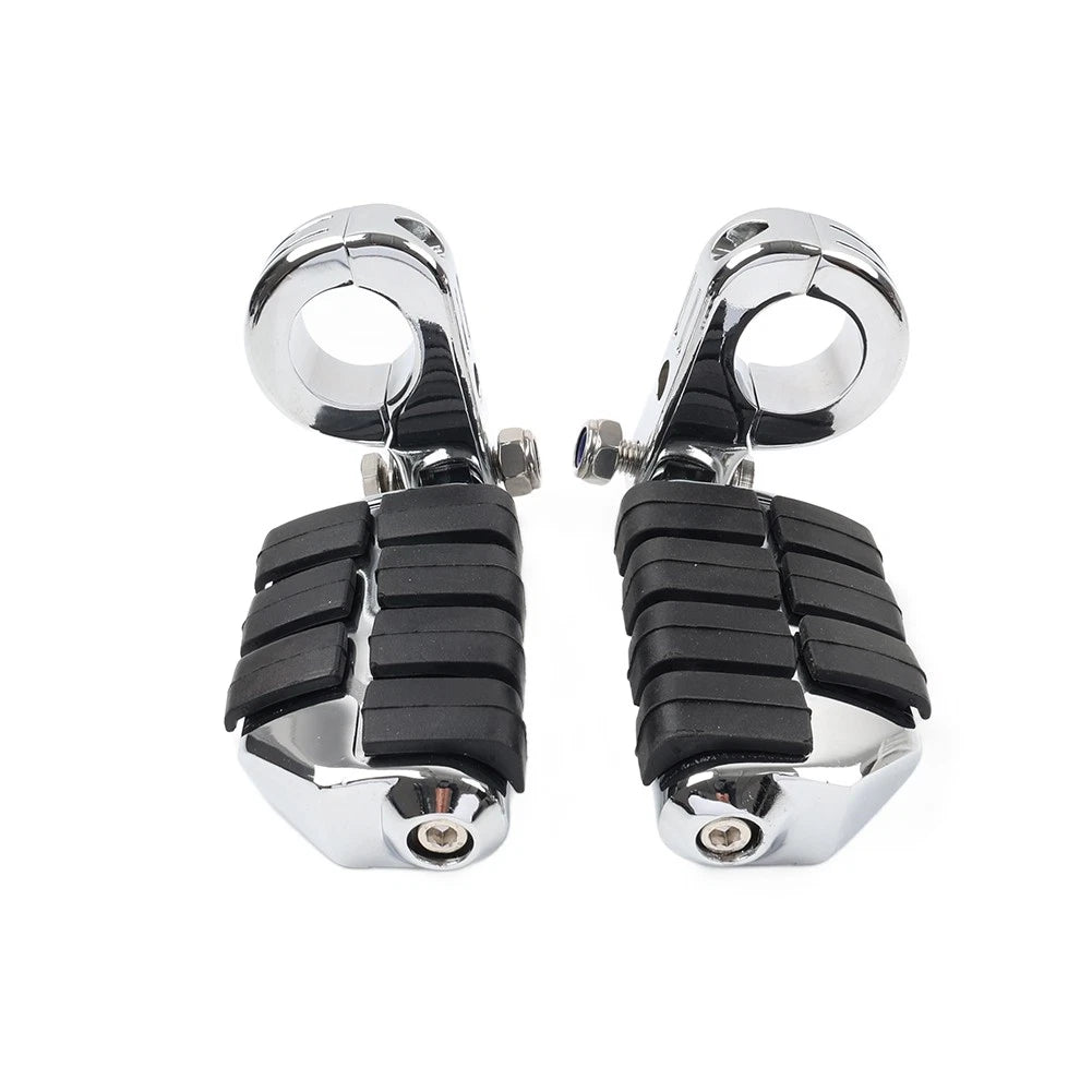 1-1/4" Highway Bar Footpeg Foot Pegs Mount For Harley Touring Road Street Glide