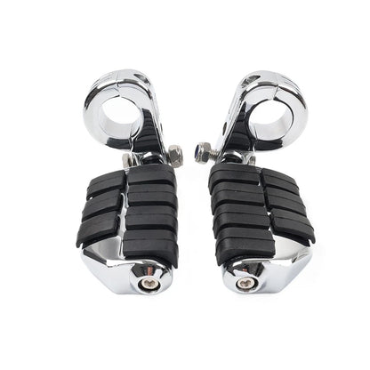 1-1/4" Highway Bar Footpeg Foot Pegs Mount For Harley Touring Road Street Glide