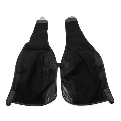 Flame Rear Trike Fender Bra Fit Harley Tri Glide Ultra Classic Black PU Leather