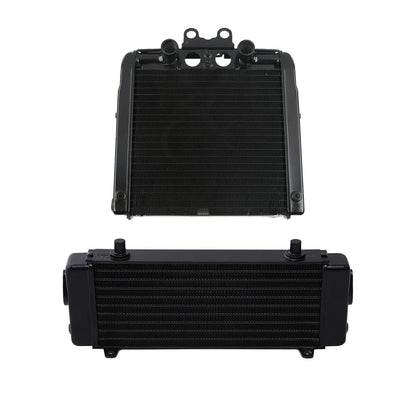 Radiator & Oil Cooler Cooling Fit For Harley Davidson V-Rod VRSC 04-13 Aluminum