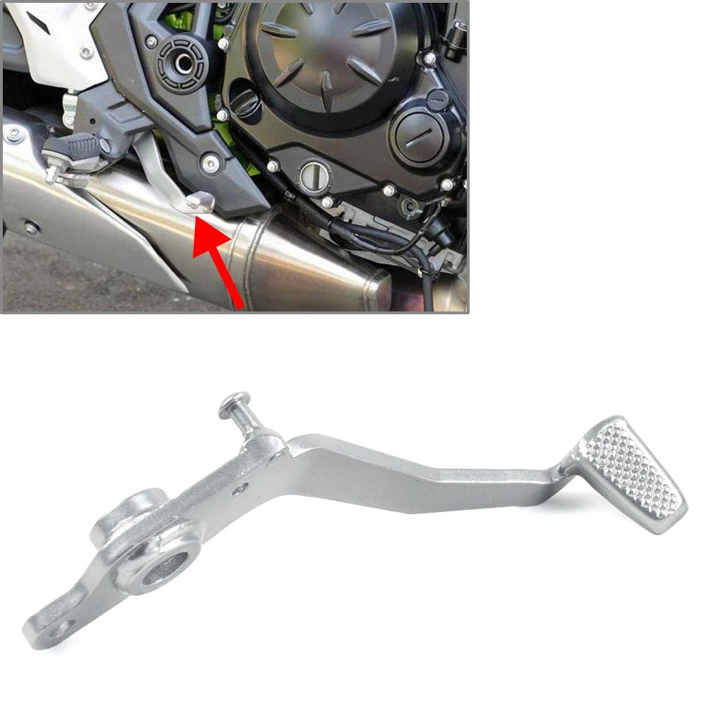 Rear Brake Foot Pedal Lever For Kawasaki Ninja650 Z650 EX650 2017-2023