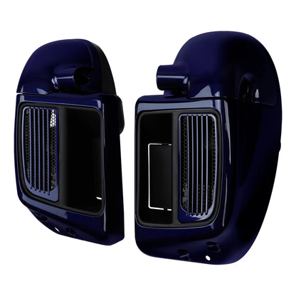 Lower Vented Fairing Fit For Harley Street Glide 14-25 Zephyr Blue/Black Sunglo