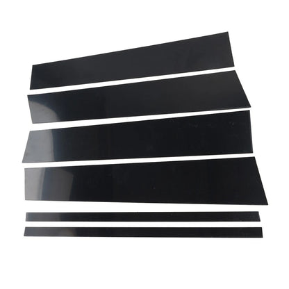 6PCS Pillar Post Door Window Cover Trim Kit Fit Honda Pilot Ridgeline 2009-2015