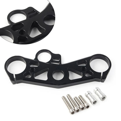 Lowering Triple Tree Front End Upper Top Clamp for YAMAHA YZF R6 2008-2016 Black