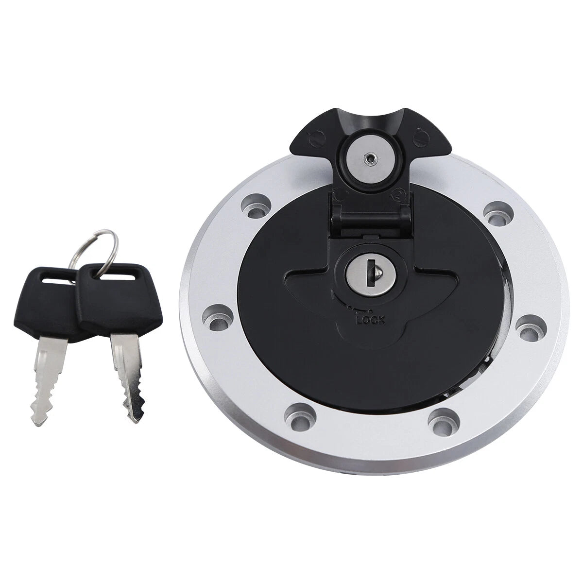 Aluminum Fuel Gas Tank Cap Cover Keys Fit For Kawasaki Ninja EX250/GPZ250/GPX250