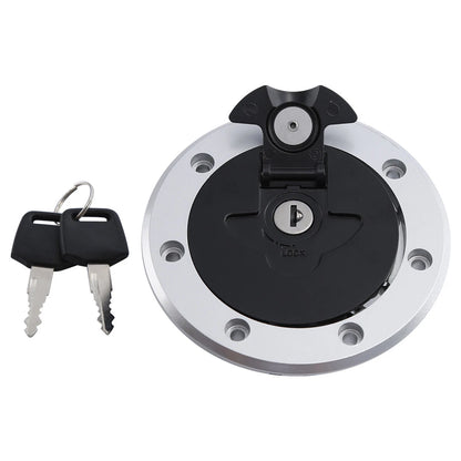 Aluminum Fuel Gas Tank Cap Cover Keys Fit For Kawasaki Ninja EX250/GPZ250/GPX250