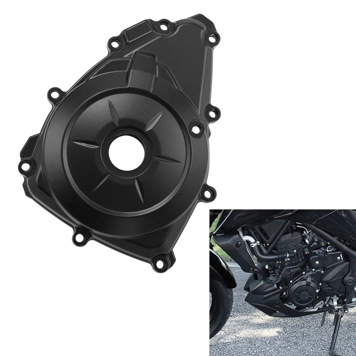 Left Stator Magneto Crankcase Cover Fit For Yamaha MT03 16-26 YZF R3 15-26