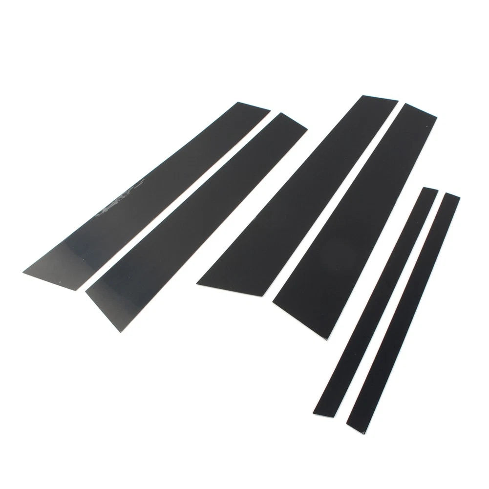 6 Pcs Door Window Trim Pillar Posts Decoration Cover For BMW X1 E84 2011-2015