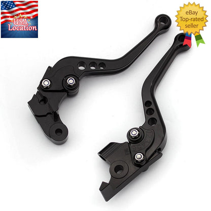 For Kawasaki NINJA 250R 2008-2012 2011 Brake Clutch Levers CNC Short Adjustable