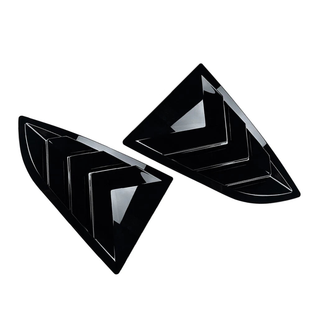 Glossy Black Rear Shutter Window Louver Cover For Subaru BRZ 2022-2024