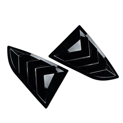 Glossy Black Rear Shutter Window Louver Cover For Subaru BRZ 2022-2024