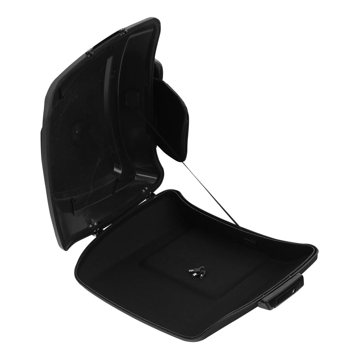Matte Black Razor Trunk & Backrest Fit For Harley Electra Glide 14-25